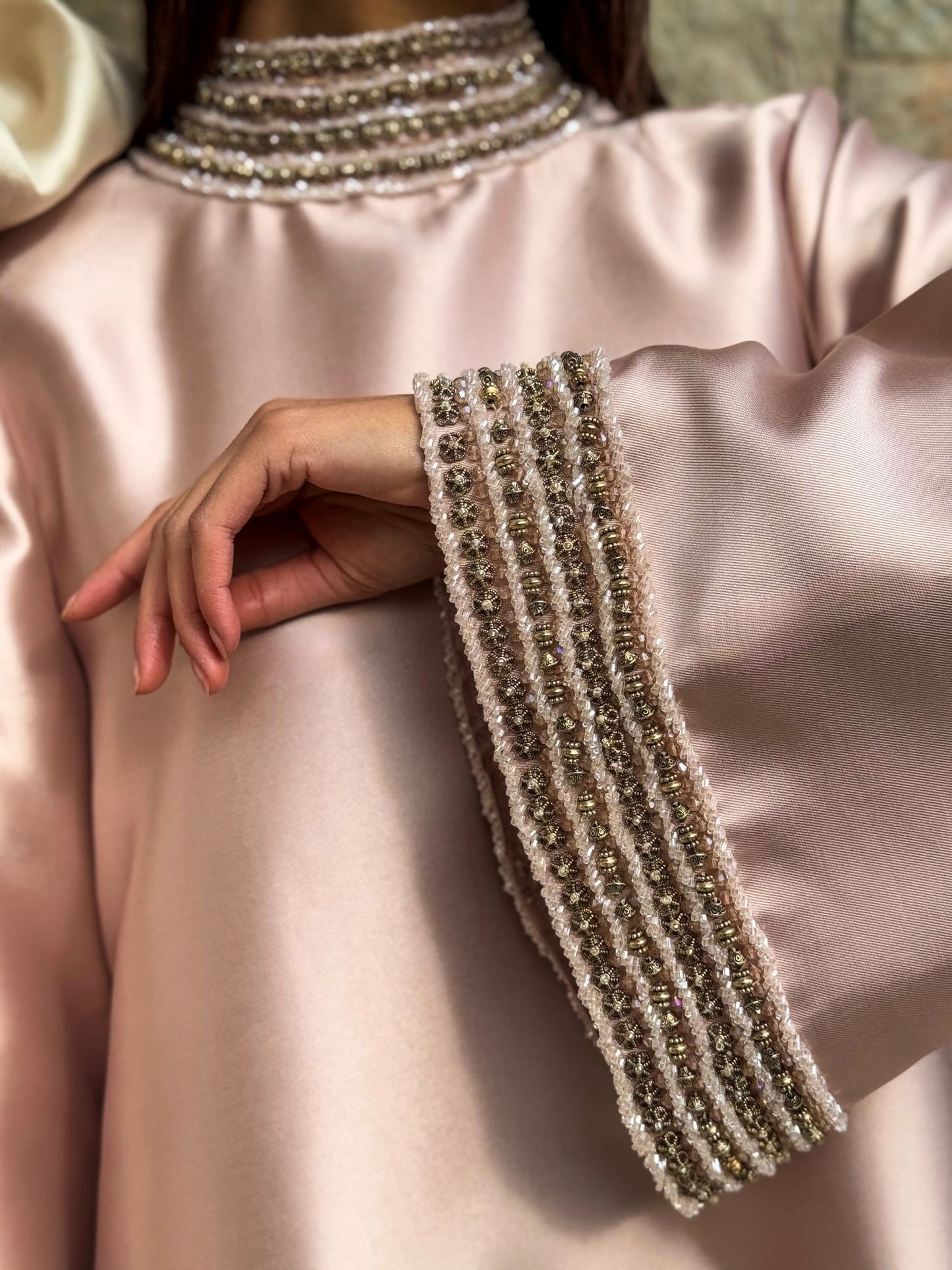 EMBELLISHED A-LINE GOWN