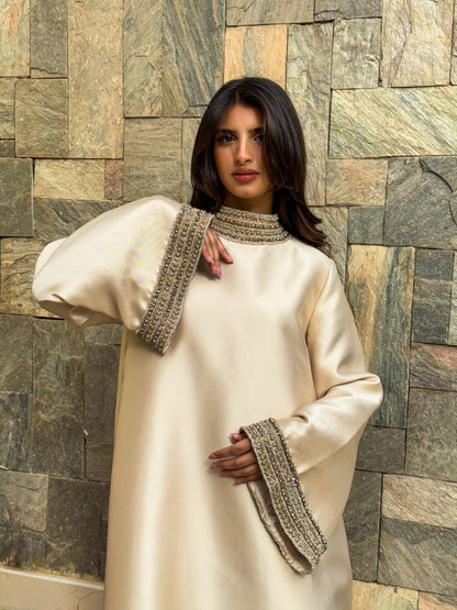 EMBELLISHED A-LINE GOWN