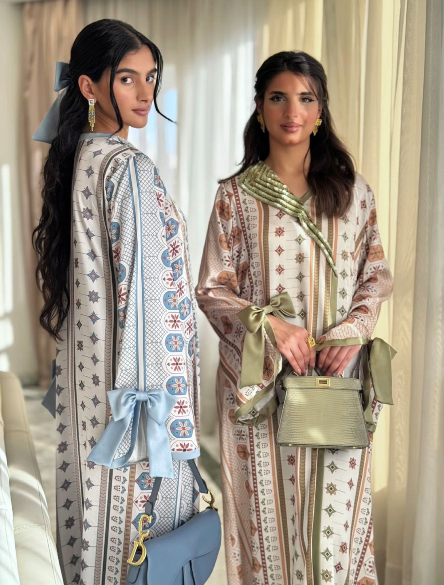 EMBELLISHED NECKLINE MUKHAWAR - MOTIFS