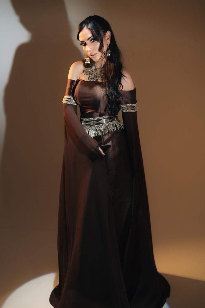 OFF SHOULDER GOWN