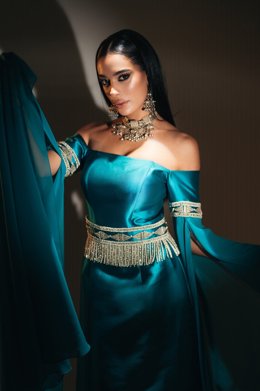 OFF SHOULDER GOWN
