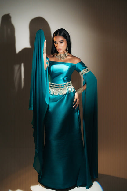 OFF SHOULDER GOWN