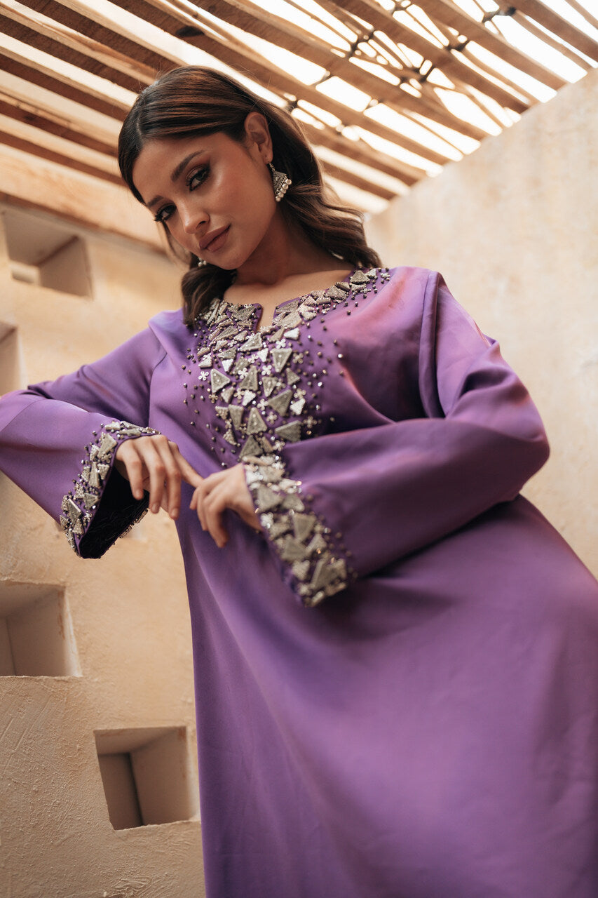 SILVER SCATTERED GOWN