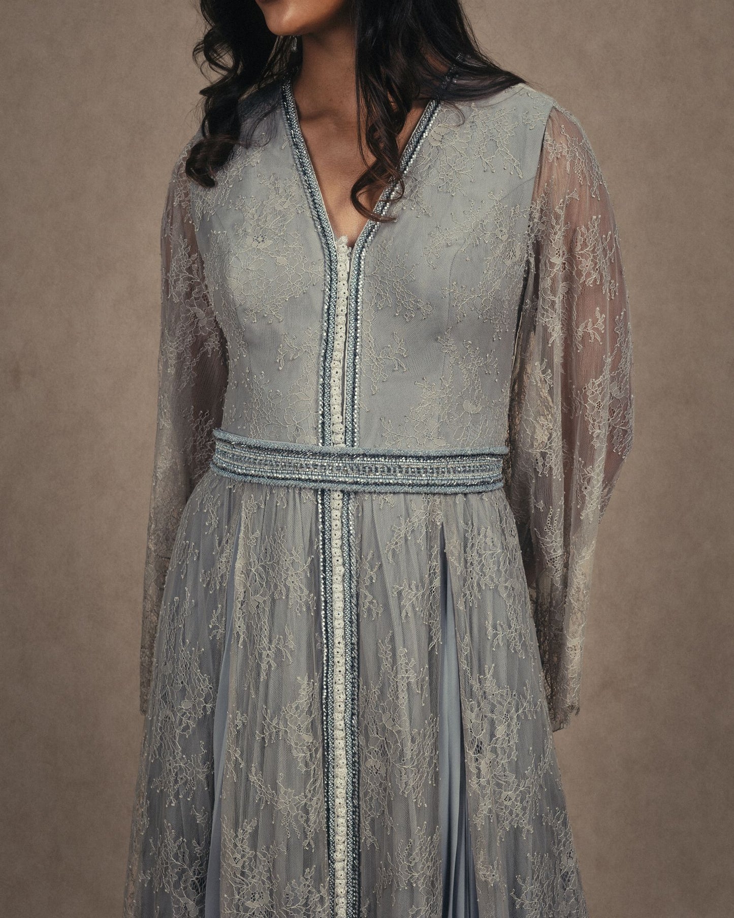 LACE BELL SLEEVES KAFTAN