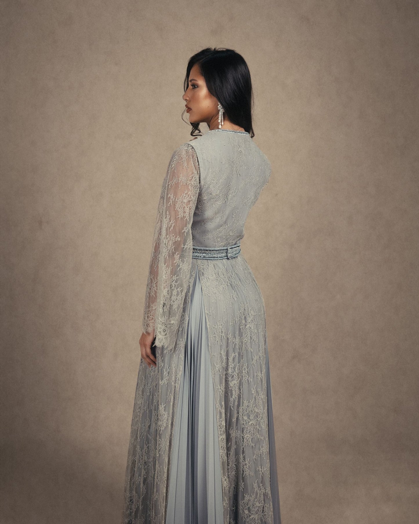 LACE BELL SLEEVES KAFTAN