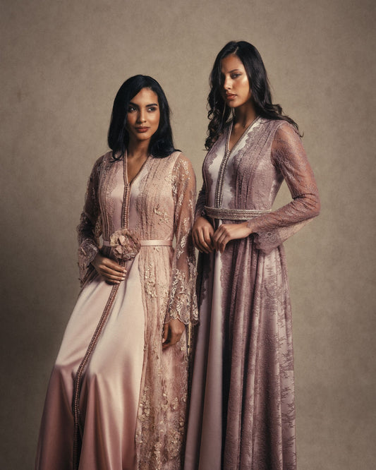 LACE PANELS KAFTAN
