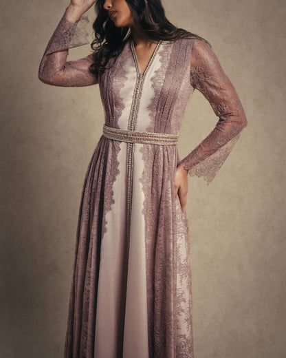 LACE PANELS KAFTAN