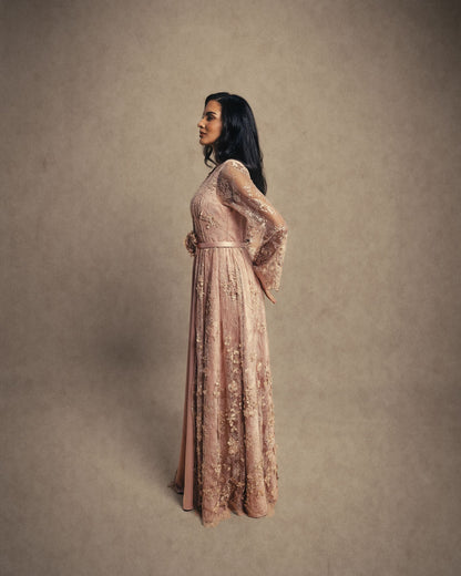 LACE PANELS KAFTAN