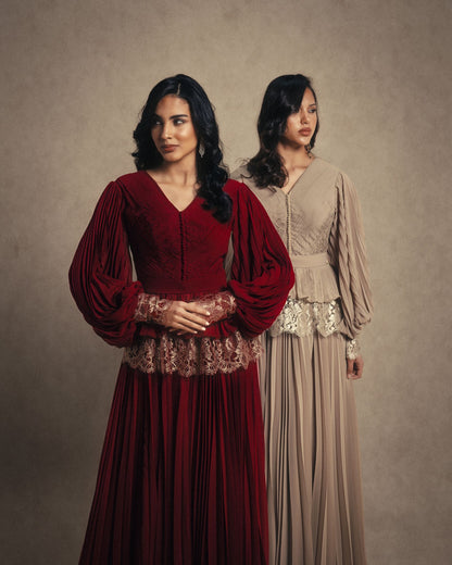PLEATED ROMAN DRESS