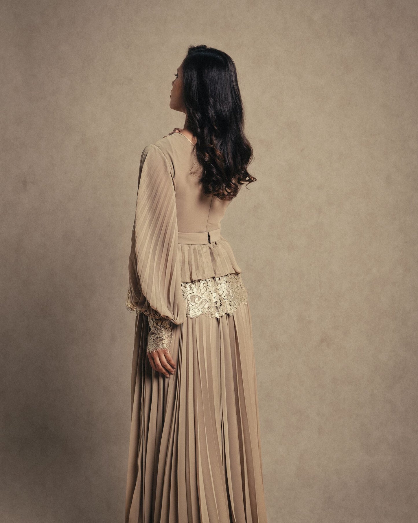 PLEATED ROMAN DRESS