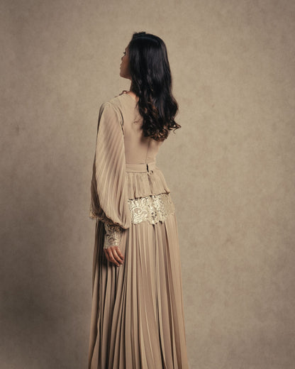 PLEATED ROMAN DRESS