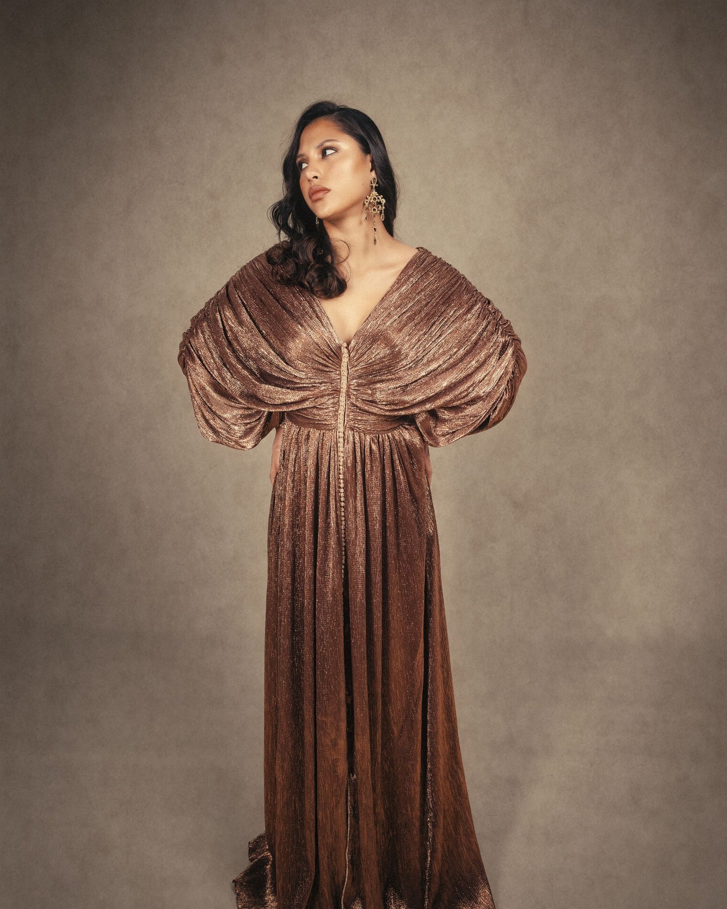 SHIMMERY ROMAN DRESS