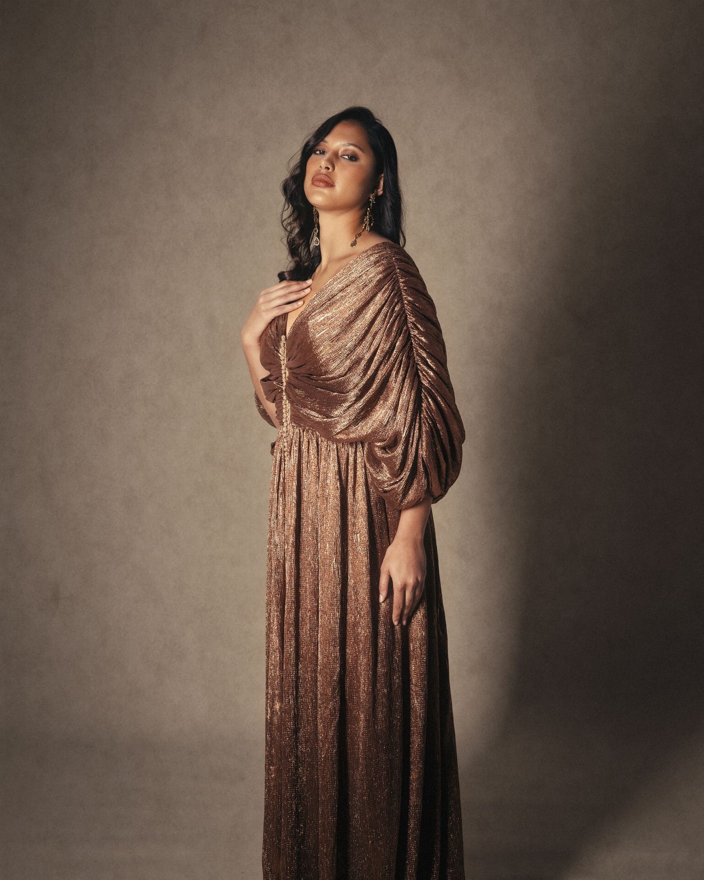 SHIMMERY ROMAN DRESS