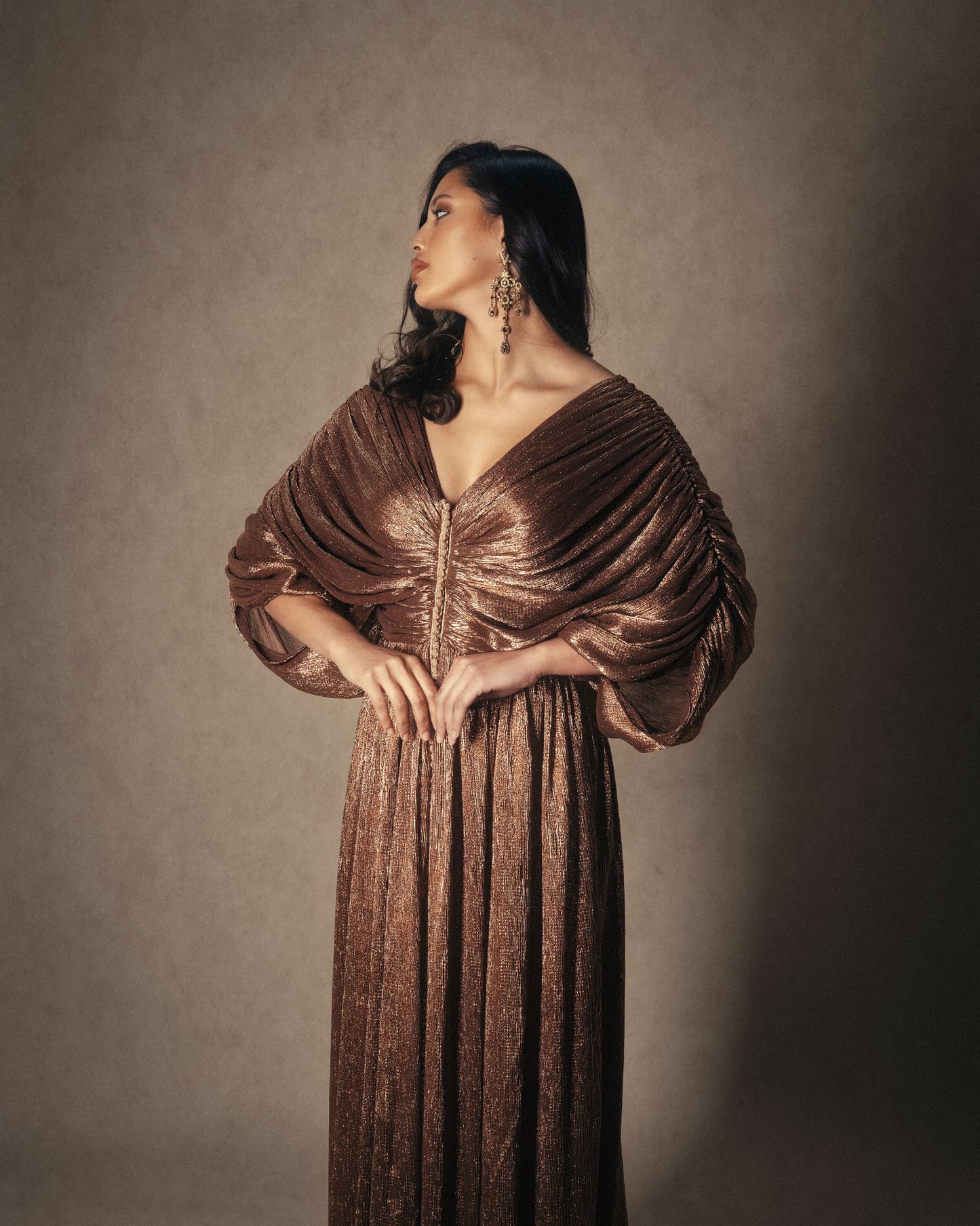 SHIMMERY ROMAN DRESS
