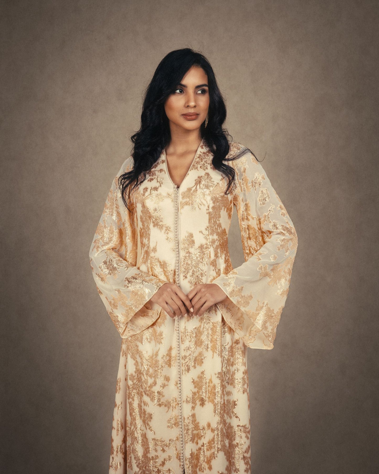 ROSE GOLD ACCENTS KAFTAN
