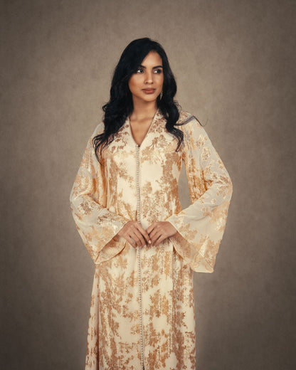 ROSE GOLD ACCENTS KAFTAN