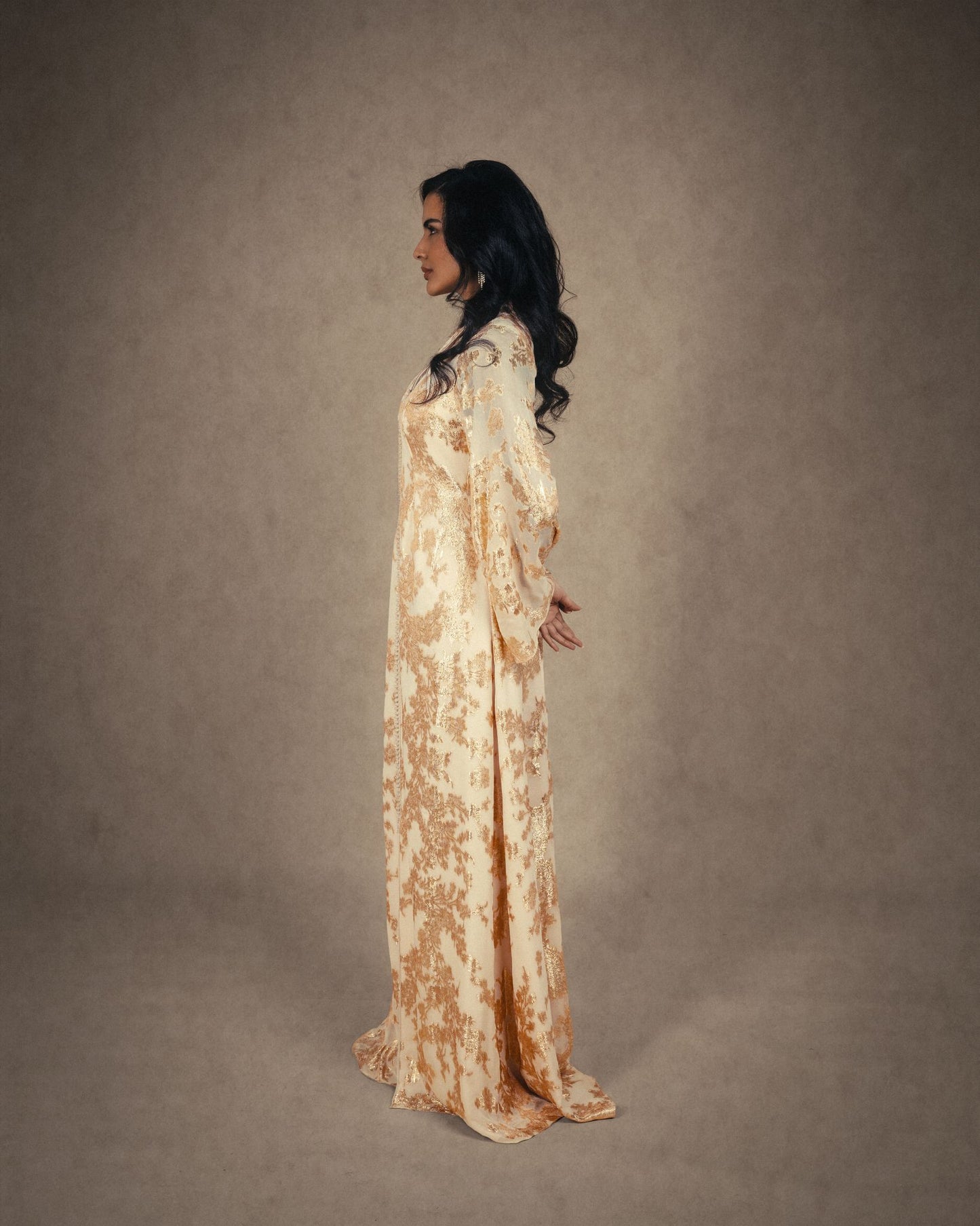 ROSE GOLD ACCENTS KAFTAN