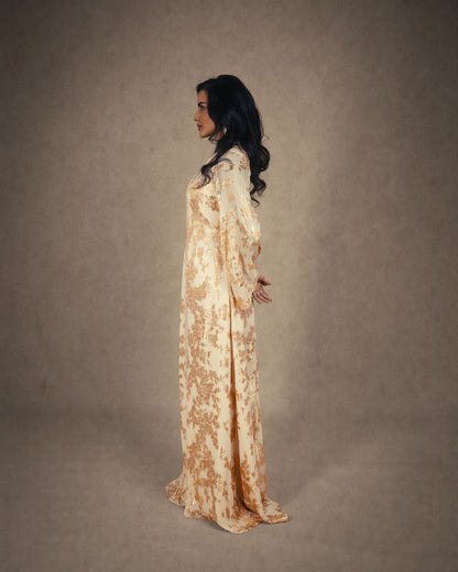 ROSE GOLD ACCENTS KAFTAN