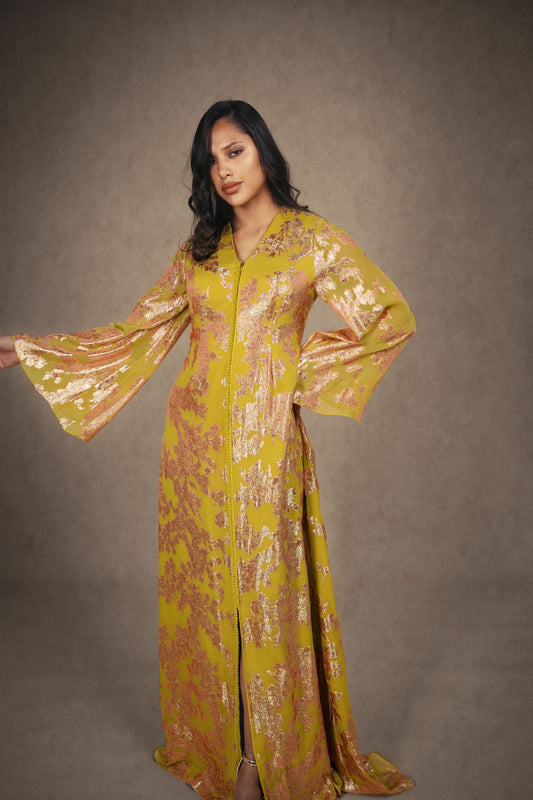 ROSE GOLD ACCENTS KAFTAN