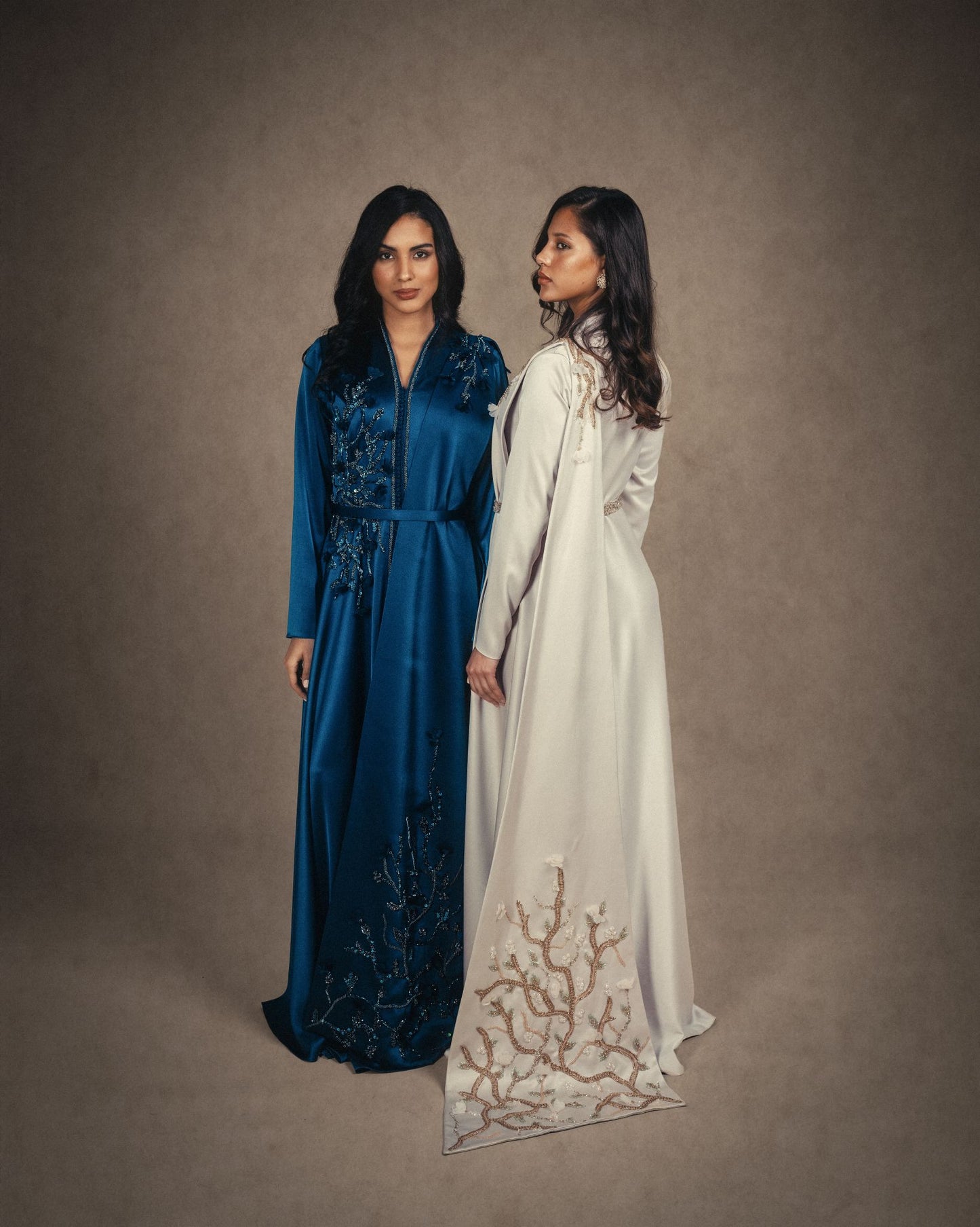 DOUBLE SCARF KAFTAN