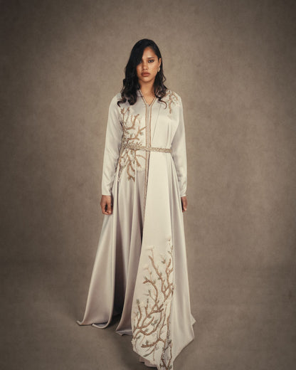 DOUBLE SCARF KAFTAN