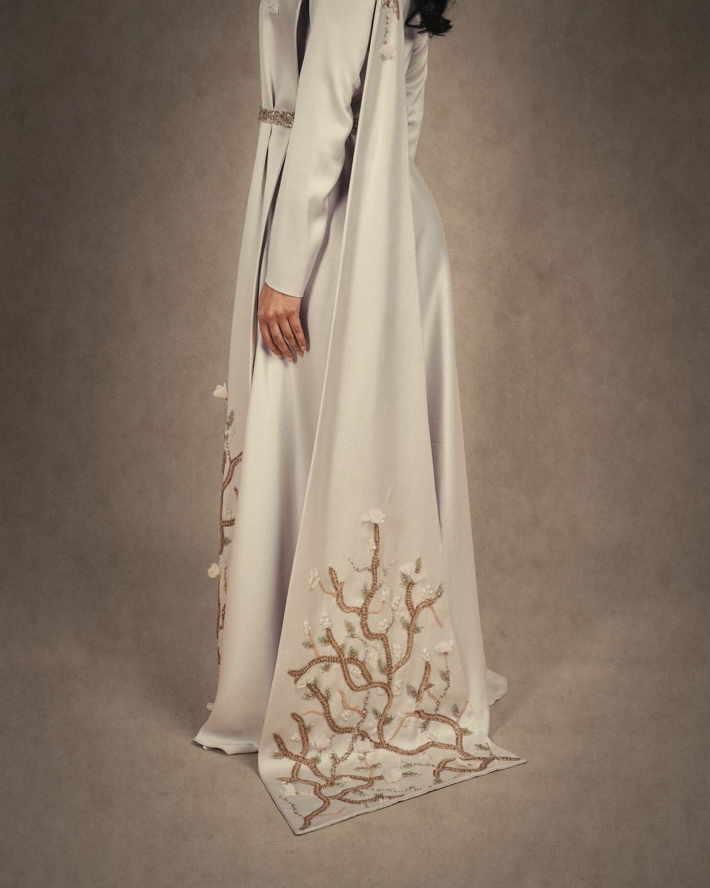 DOUBLE SCARF KAFTAN