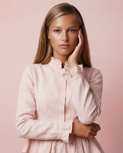 Aveline Peplum Linen Set