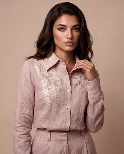 Étoile Lace Linen Set