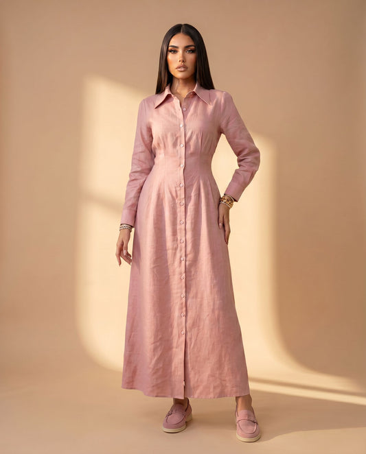 Rosalie Linen Dress