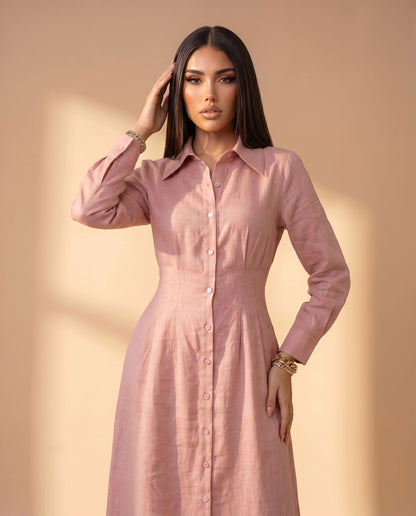Rosalie Linen Dress