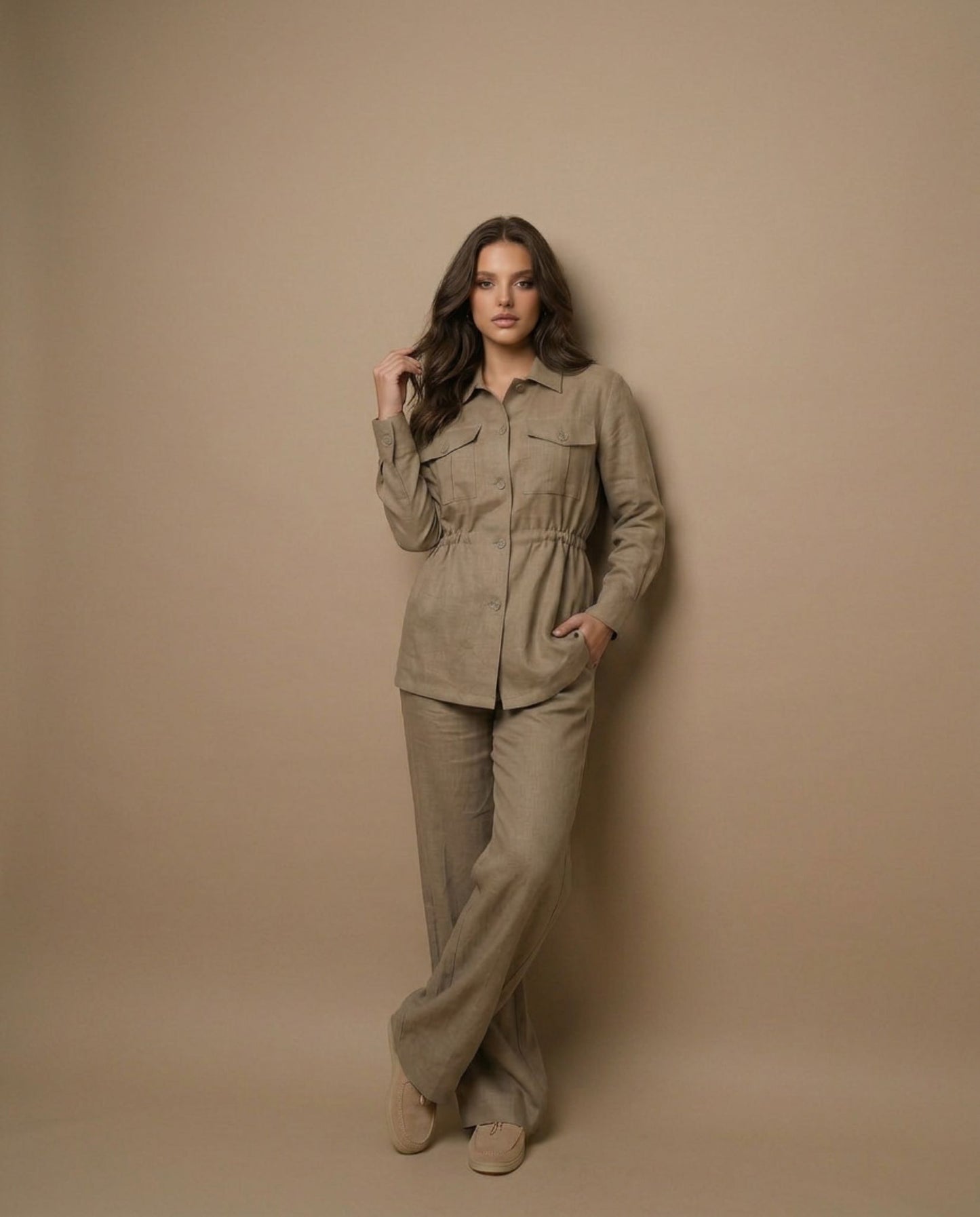 Terra Tailored Linen Set